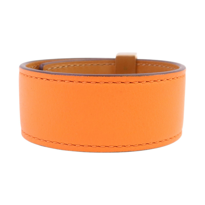 HERMES Swift皮革Collier De Chien 24 Bracelet金扣手鏈-2