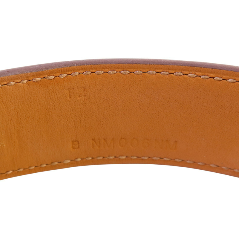 HERMES Swift皮革Collier De Chien 24 Bracelet金扣手鏈-6