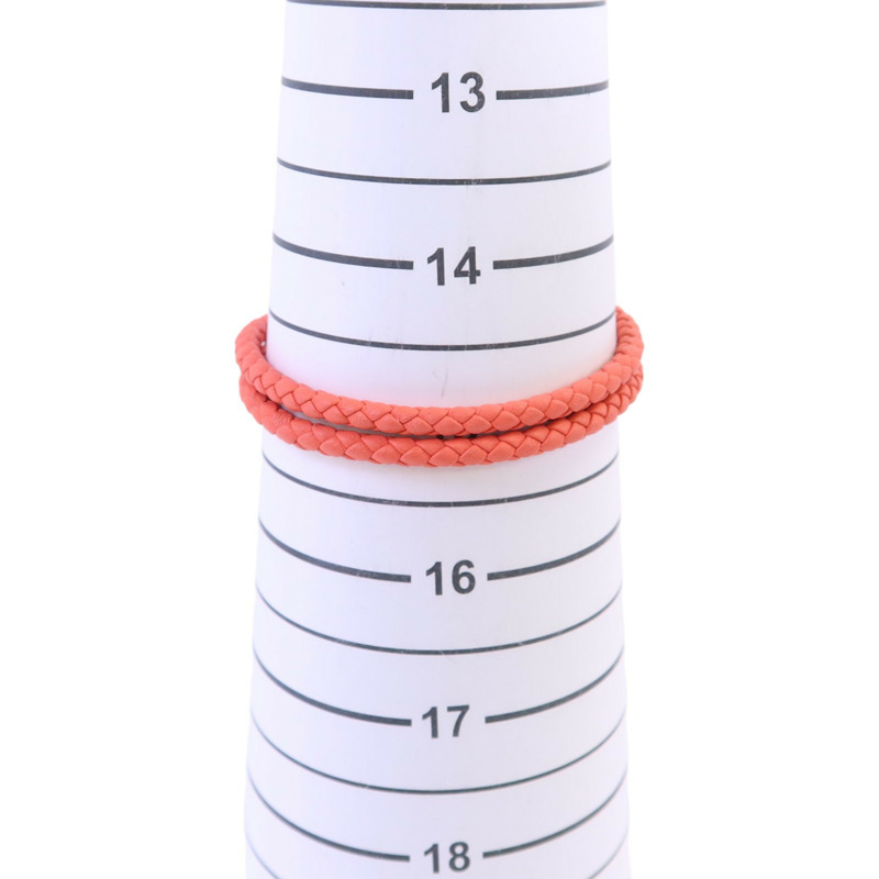 HERMES Swift皮革Glenan Double Tour Bracelet金扣手鏈-9