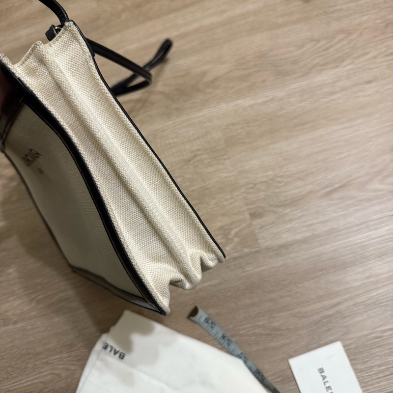瑞奇二手精品 balenciaga 帆布 手包 側背包 美品-2
