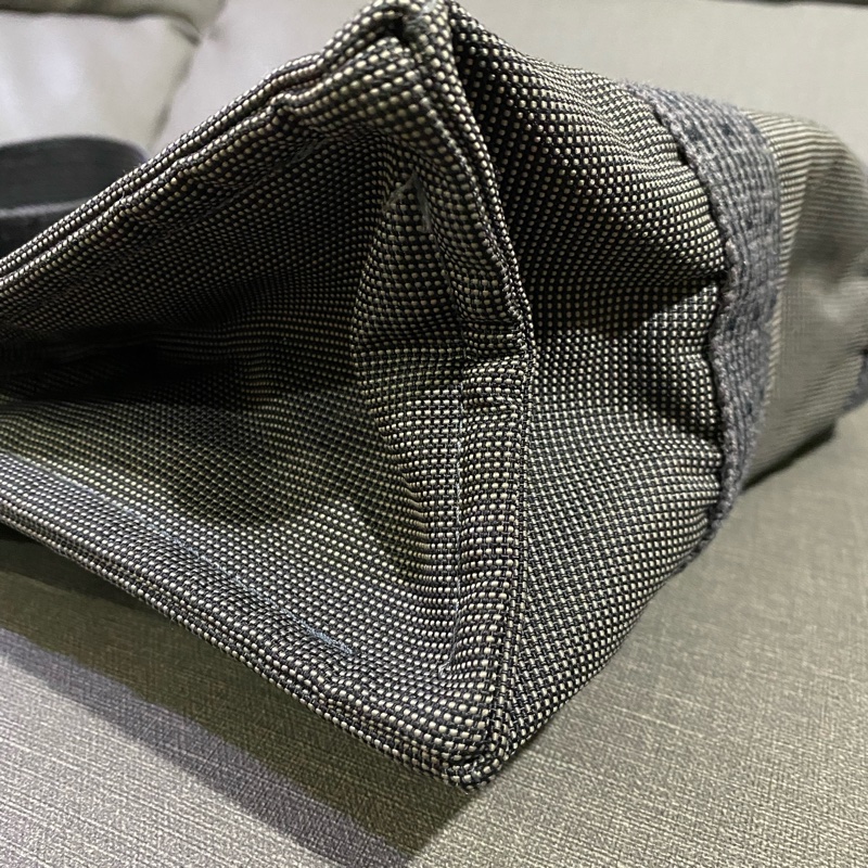 HERMES灰色帆布後背包-4