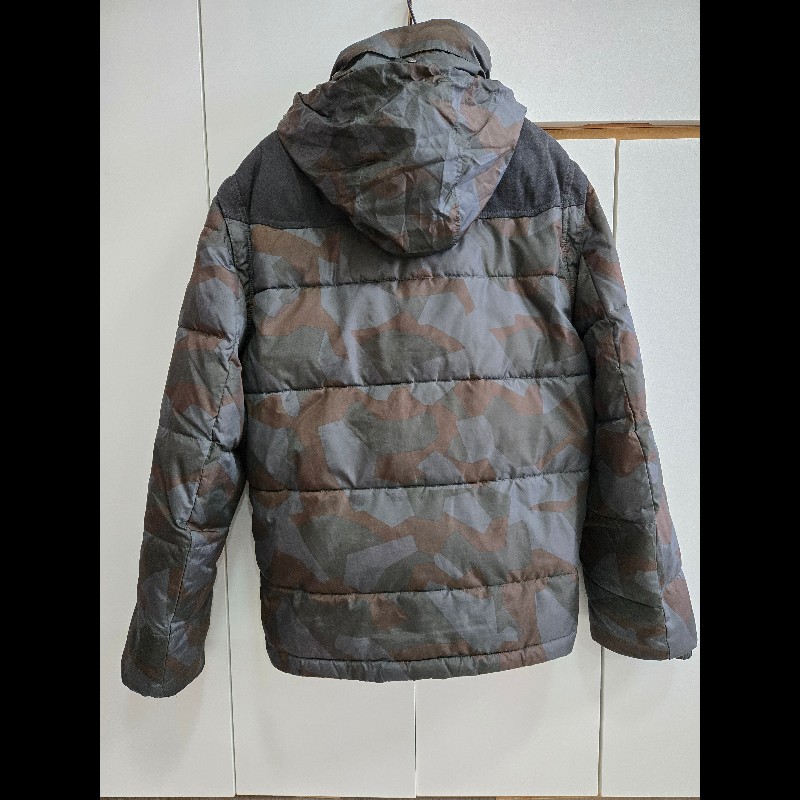 Armani Exchange 冬季外套GEO CAMO PUFFER JACKET男款羽絨外套-1