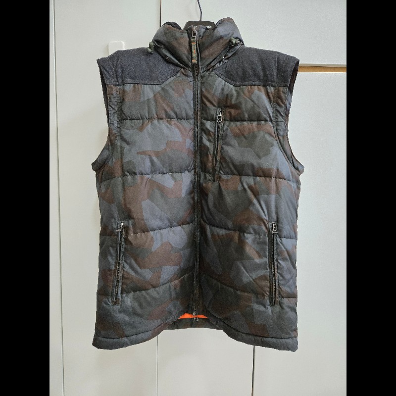 Armani Exchange 冬季外套GEO CAMO PUFFER JACKET男款羽絨外套-4