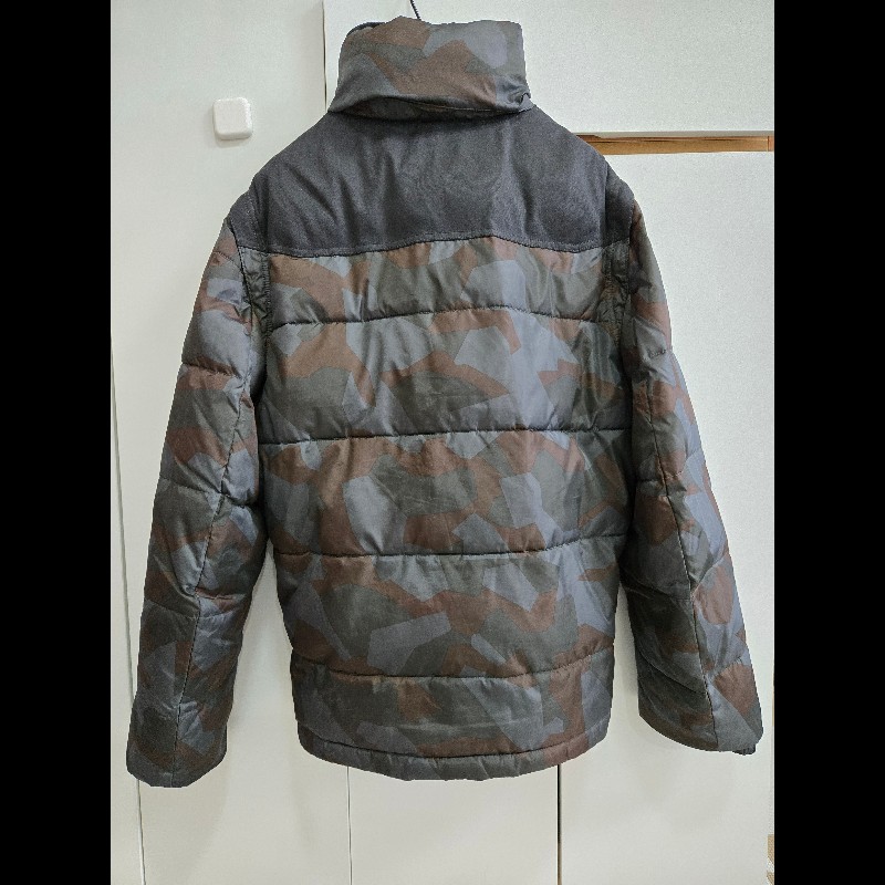 Armani Exchange 冬季外套GEO CAMO PUFFER JACKET男款羽絨外套-6