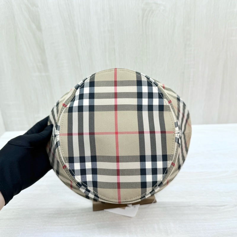 BURBERRY卡其格紋漁夫帽-2