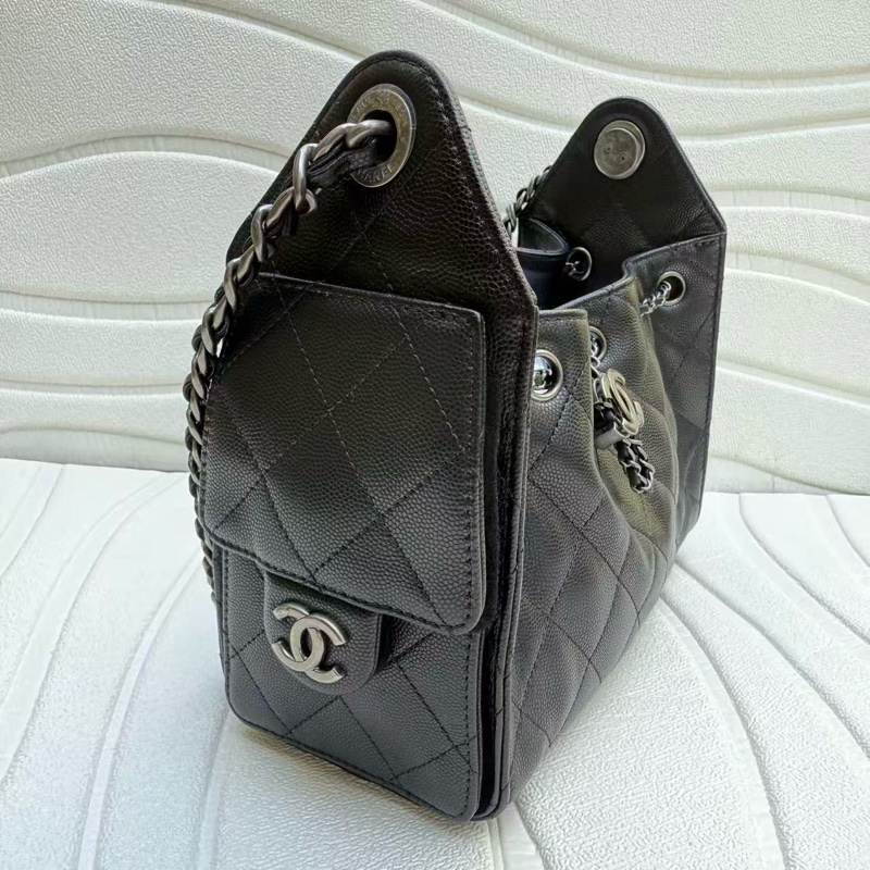 《香港正單》Chanel mini25bag黑色銀扣做舊斷貨王‼️-3