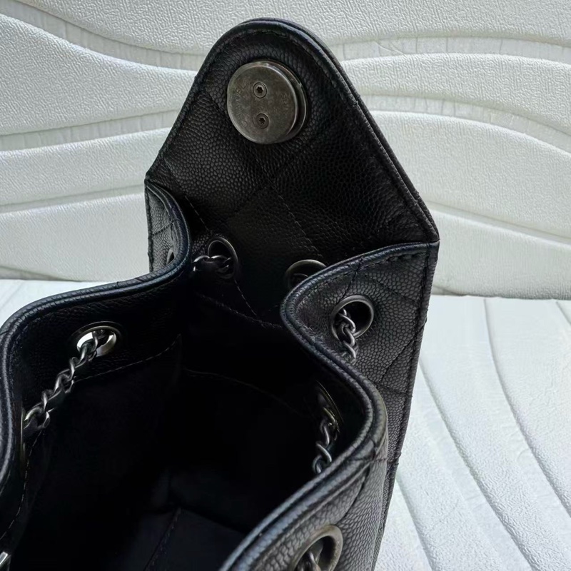 《香港正單》Chanel mini25bag黑色銀扣做舊斷貨王‼️-6