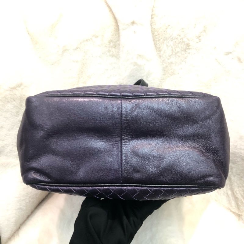 BV 紫色編織Tote 2way XA124-4