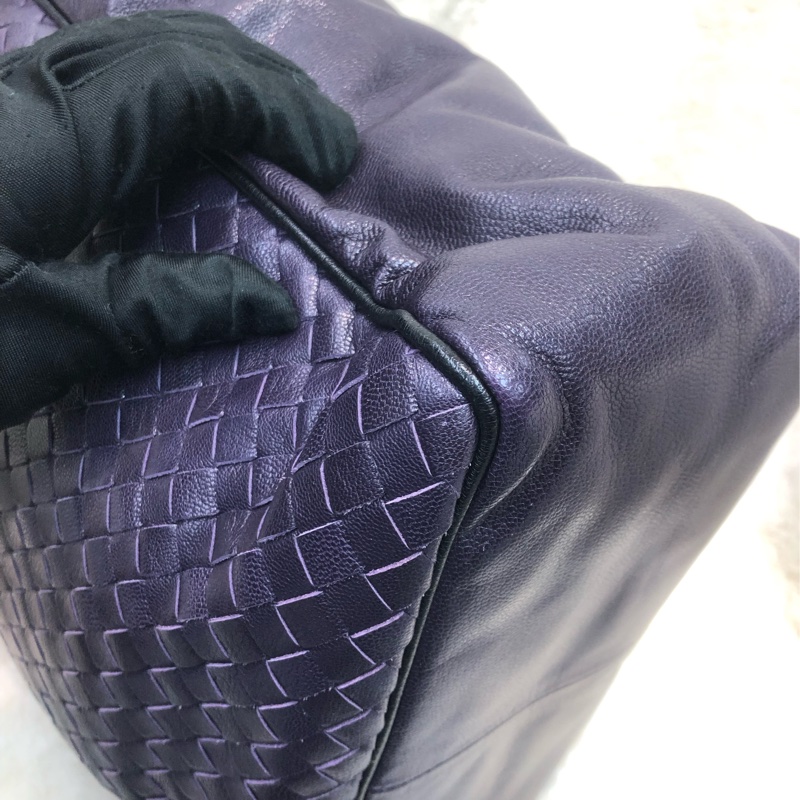 BV 紫色編織Tote 2way XA124-18