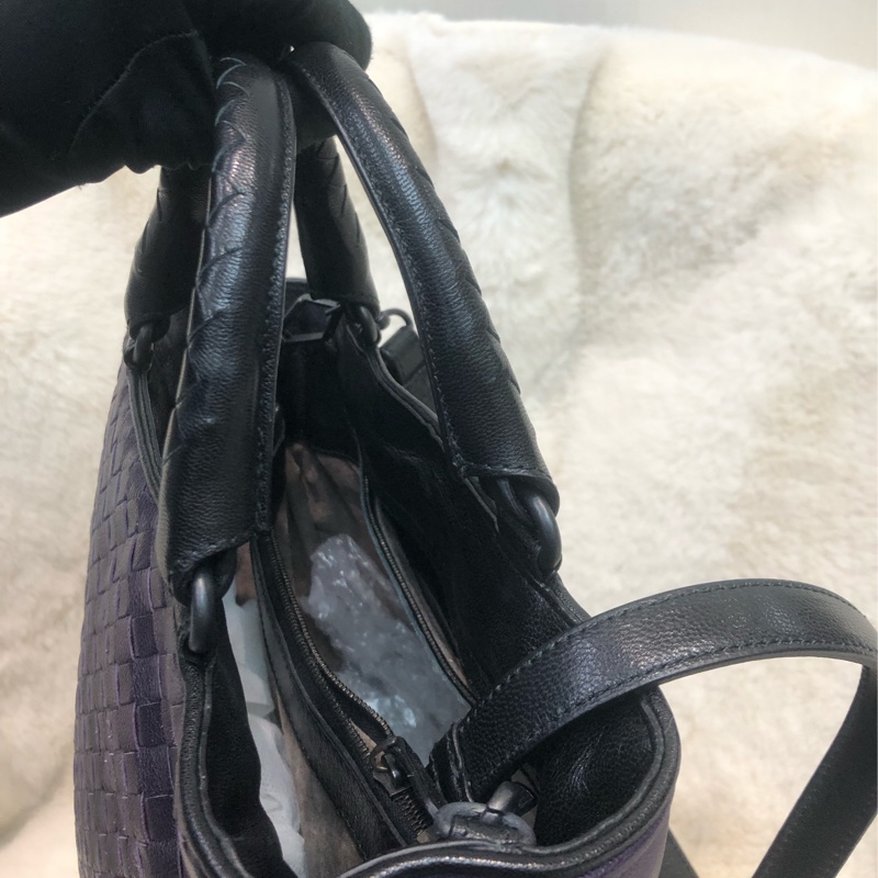 BV 紫色編織Tote 2way XA124-25