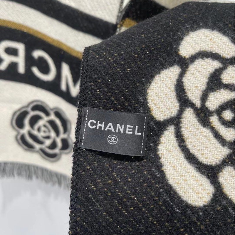 CHANEL香奈兒圍大雙C LOGO 秀場限定-1