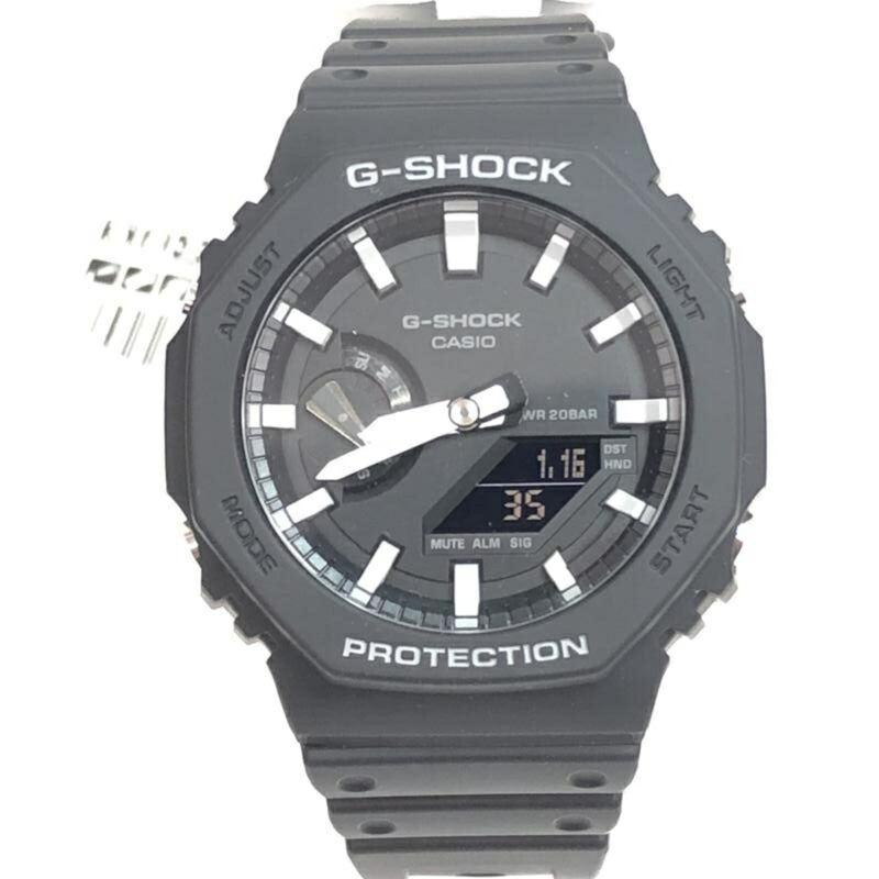 卡西歐 G-SHOCK 手錶 GA-2100-1AJF 卡西歐類比/數位雙顯-0