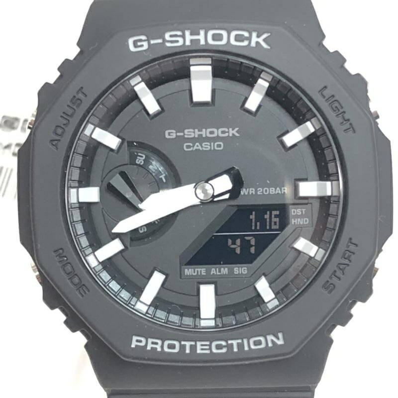卡西歐 G-SHOCK 手錶 GA-2100-1AJF 卡西歐類比/數位雙顯-2