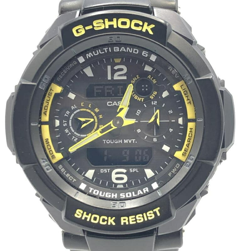 卡西歐 G-SHOCK 手錶 GW-3500B-1AJF Gravitymaster 黑/黃-0
