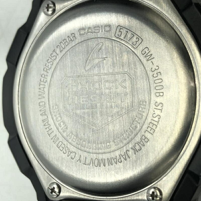 卡西歐 G-SHOCK 手錶 GW-3500B-1AJF Gravitymaster 黑/黃-8