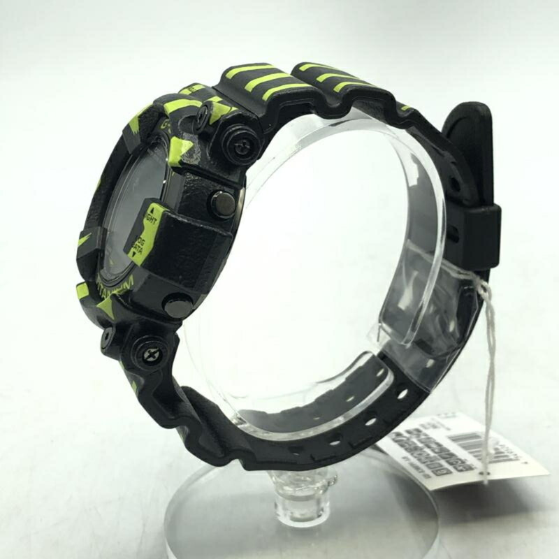 卡西歐 G-SHOCK FROGMAN GW-8200TPF-1JR 手錶,黑色/綠色配色,毒箭蛙圖案-1