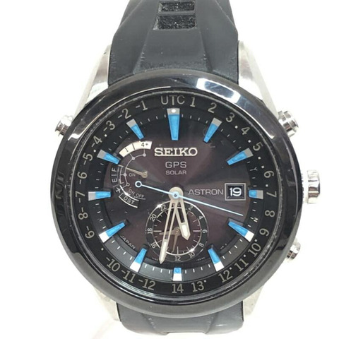 精工 Astron 太陽能 GPS 不鏽鋼手錶 7X52-0AB0