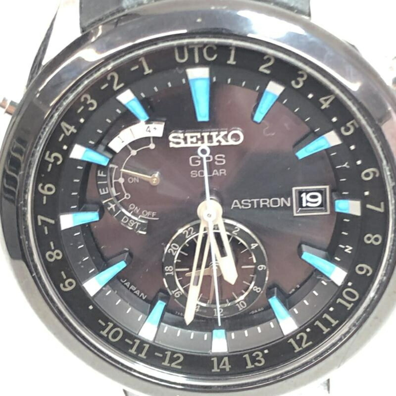 精工 Astron 太陽能 GPS 不鏽鋼手錶 7X52-0AB0-2
