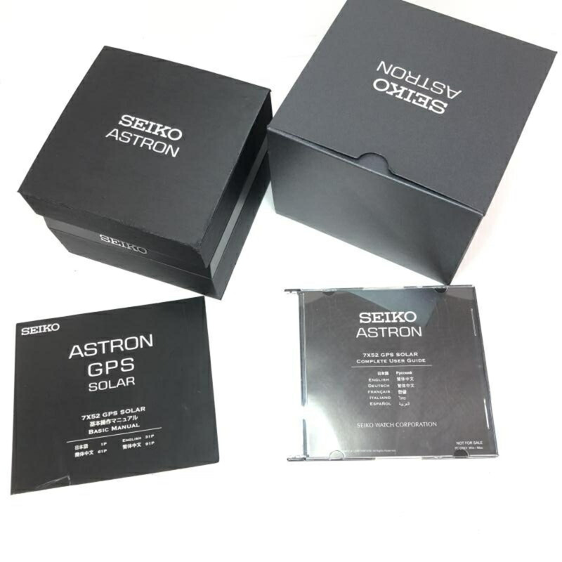 精工 Astron 太陽能 GPS 不鏽鋼手錶 7X52-0AB0-9