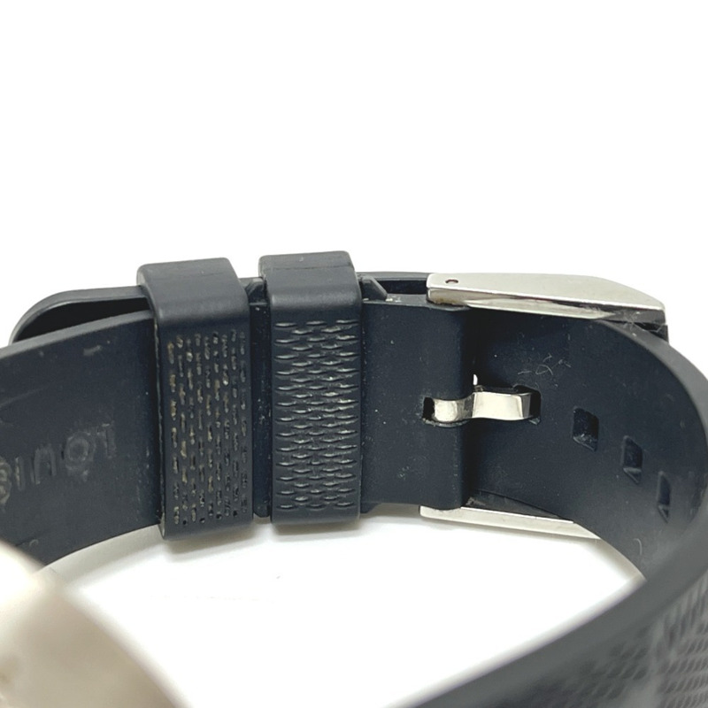 路易威登 Q8D30 Tambour Moon GMT 自動腕錶,不鏽鋼材質,男士,銀色-9