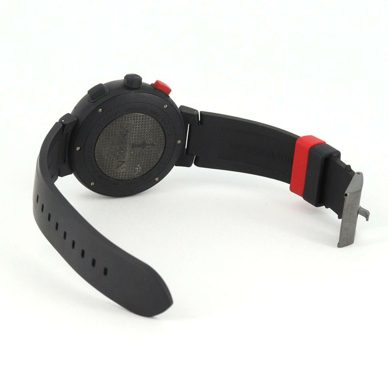 路易威登 Tambour 美洲杯計時腕錶 LIMITED Q102H 不鏽鋼自動腕錶-6