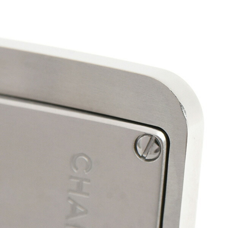 香奈兒女士Code Coco腕錶,鑲鑽錶圈,電池驅動,黑色錶盤,陶瓷和不銹鋼材質,CHANEL H5148-6