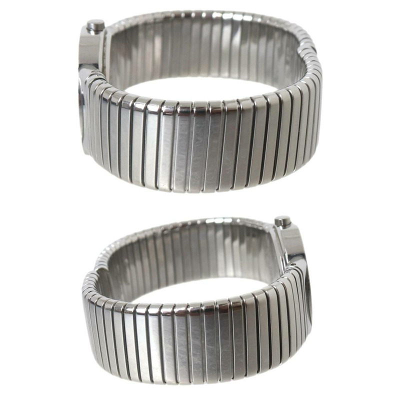 寶格麗 Tubogas 手鐲女士石英腕錶-4