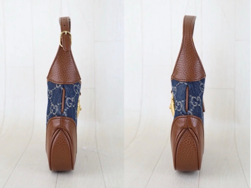 「JL精品代購」98新 Gucci 丹寧Jackie 1961 mini-4