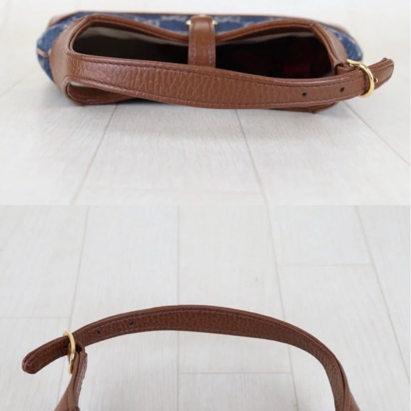 「JL精品代購」98新 Gucci 丹寧Jackie 1961 mini-7