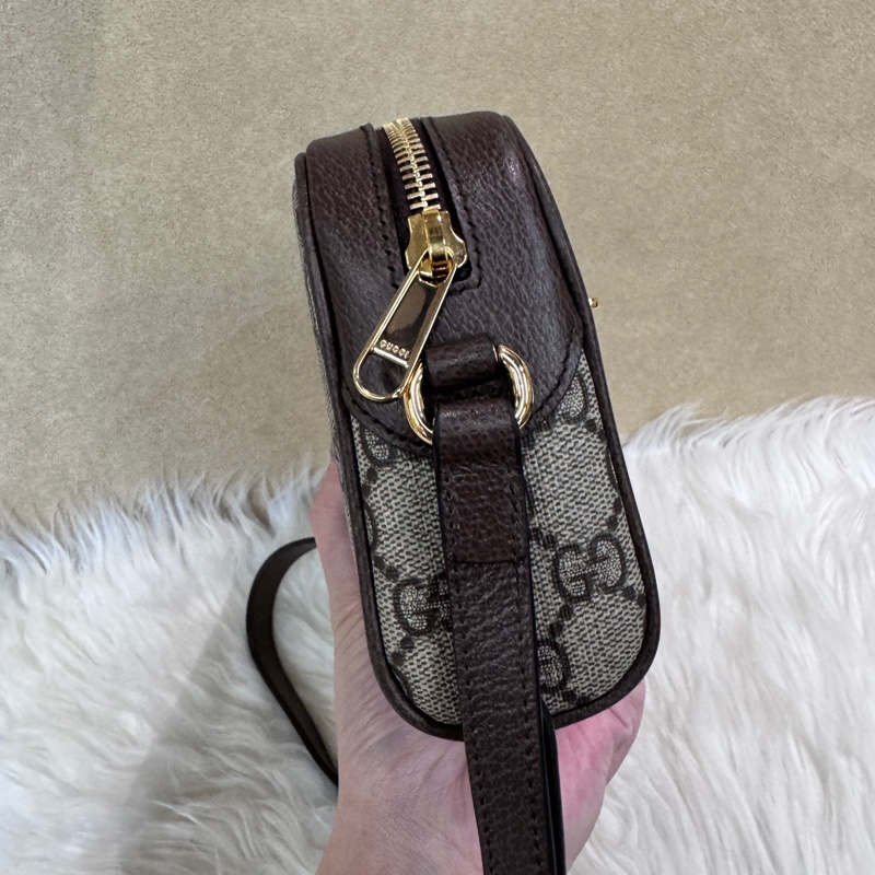 Gucci Ophidia Pvc 拉鍊斜背包 近全新-2