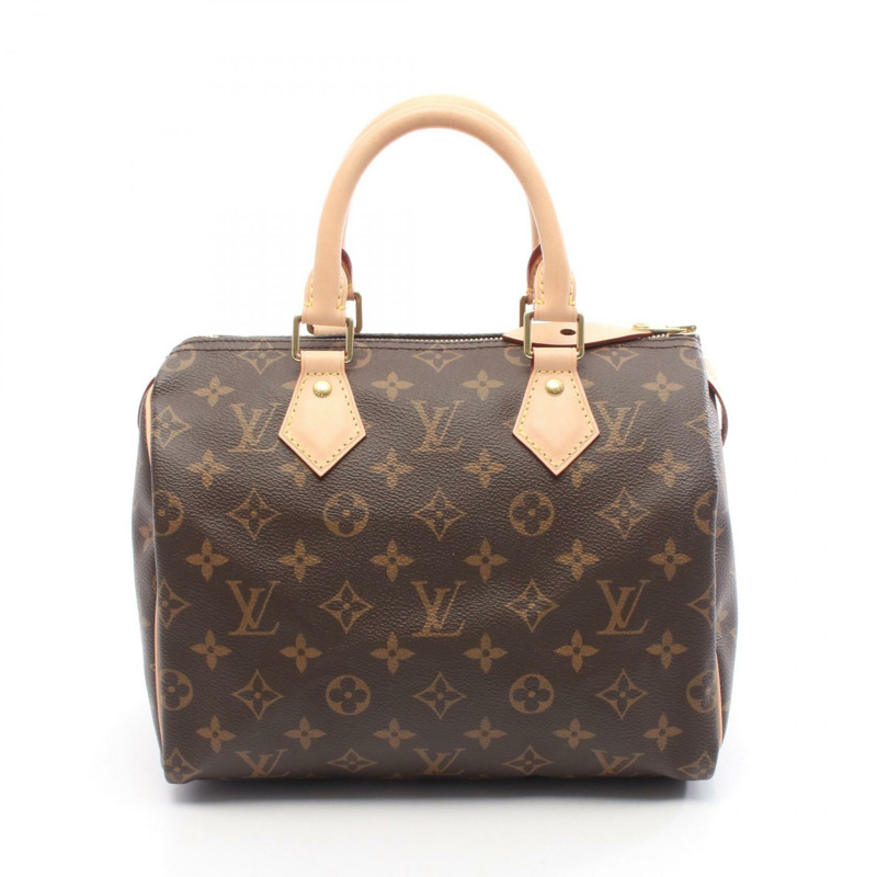 路易威登 Speedy 25 手提包 M41109 Monogram 皮革棕色二手女士 LV-0
