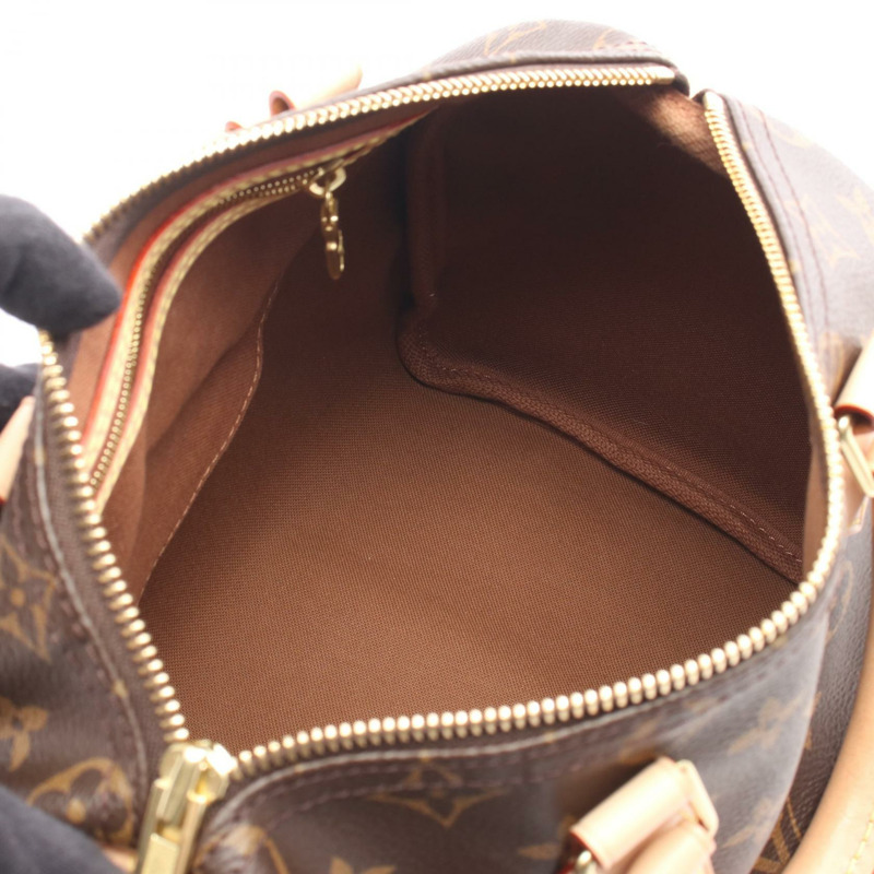 路易威登 Speedy 25 手提包 M41109 Monogram 皮革棕色二手女士 LV-2