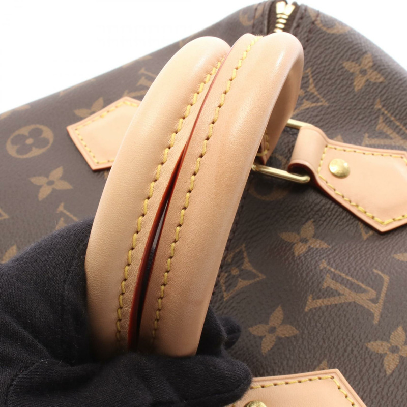 路易威登 Speedy 25 手提包 M41109 Monogram 皮革棕色二手女士 LV-4