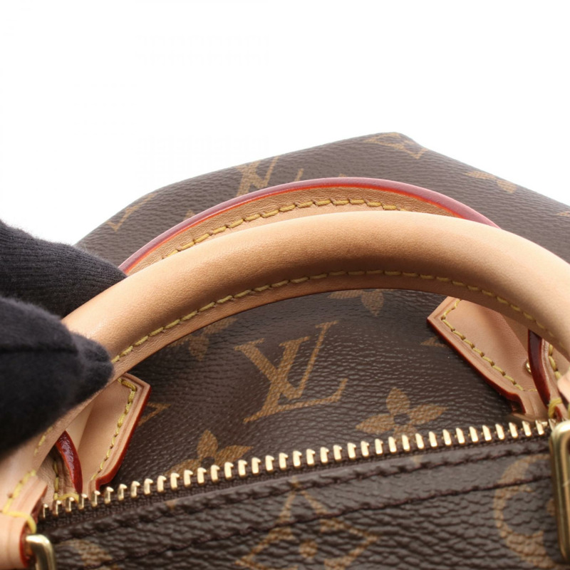 路易威登 Speedy 25 手提包 M41109 Monogram 皮革棕色二手女士 LV-5
