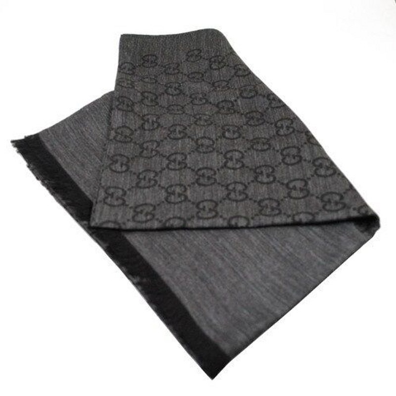 Gucci 男女同款 流蘇圍巾均碼碼180cm*45cm-0