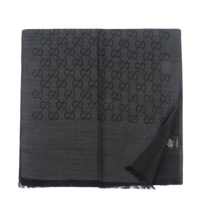 Gucci 男女同款 流蘇圍巾均碼碼180cm*45cm-2