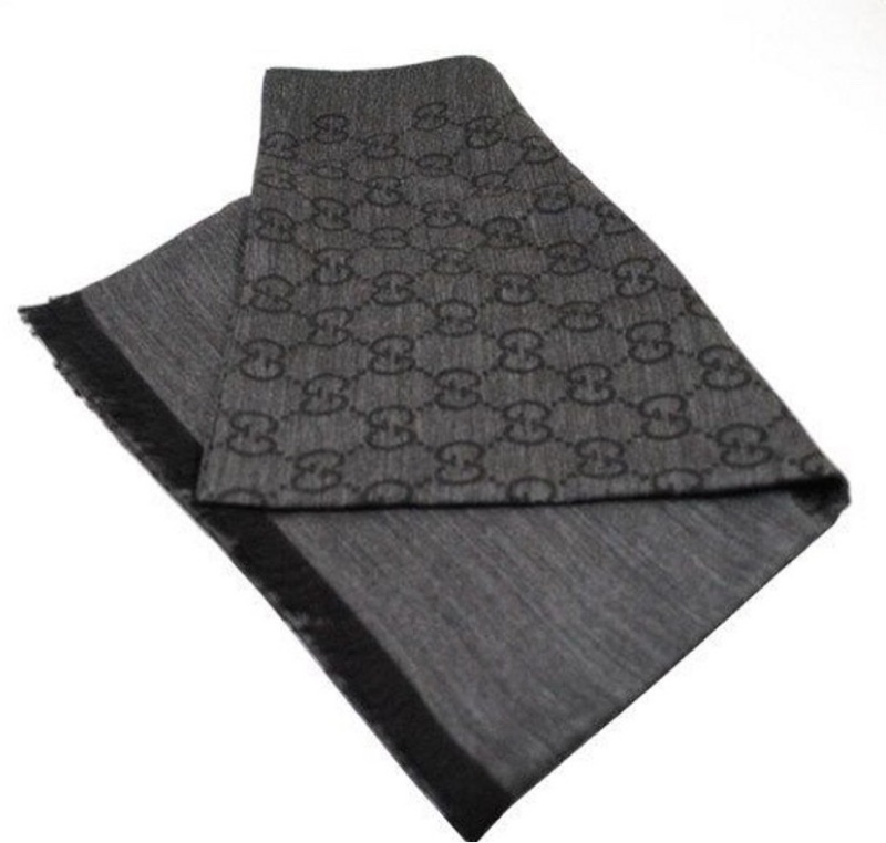Gucci 男女同款 流蘇圍巾均碼碼180cm*45cm-4