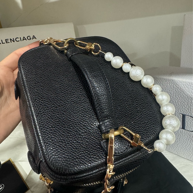 Chanel 荔枝黑金 化妝箱-6