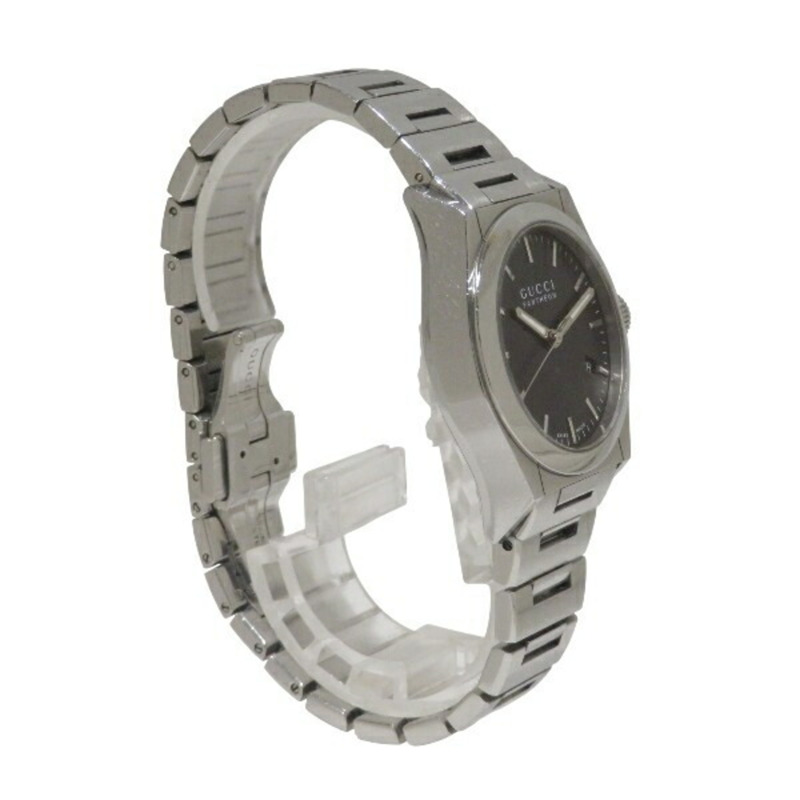 Gucci Pantheon 115.4 男士石英腕錶,黑色錶盤,附日期顯示-2