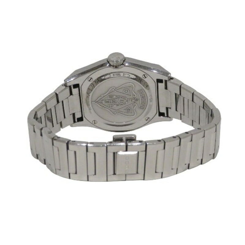 Gucci Pantheon 115.4 男士石英腕錶,黑色錶盤,附日期顯示-5