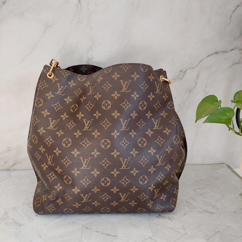 LV M40781 Metis hobo 🎀現貨實拍🎀經典花紋時尚兩用購物包(附購證正本)-16