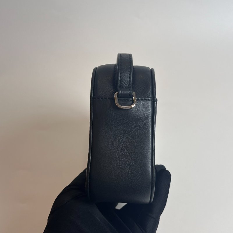 BALENCIAGA 608653 黑LOGO手提相機包-3