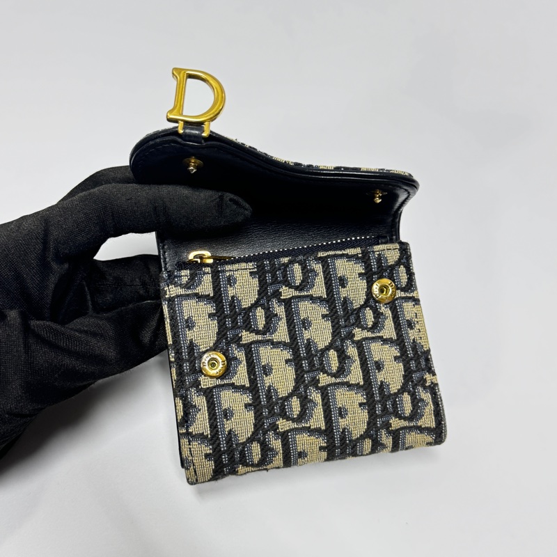 【極新全配🎁】 Dior Saddle 迪奧 經典老花 馬鞍短夾(專櫃24000)-5
