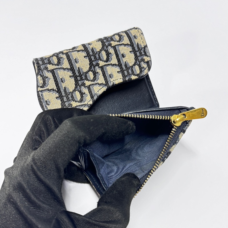 【極新全配🎁】 Dior Saddle 迪奧 經典老花 馬鞍短夾(專櫃24000)-7