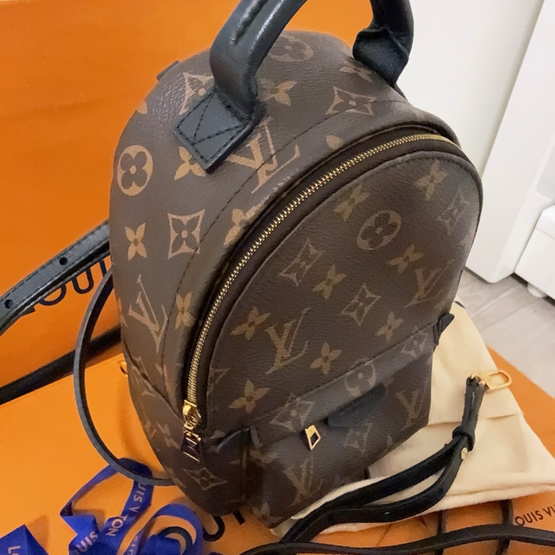 LV 小書包 Palm Springs Mini 經典老花-2