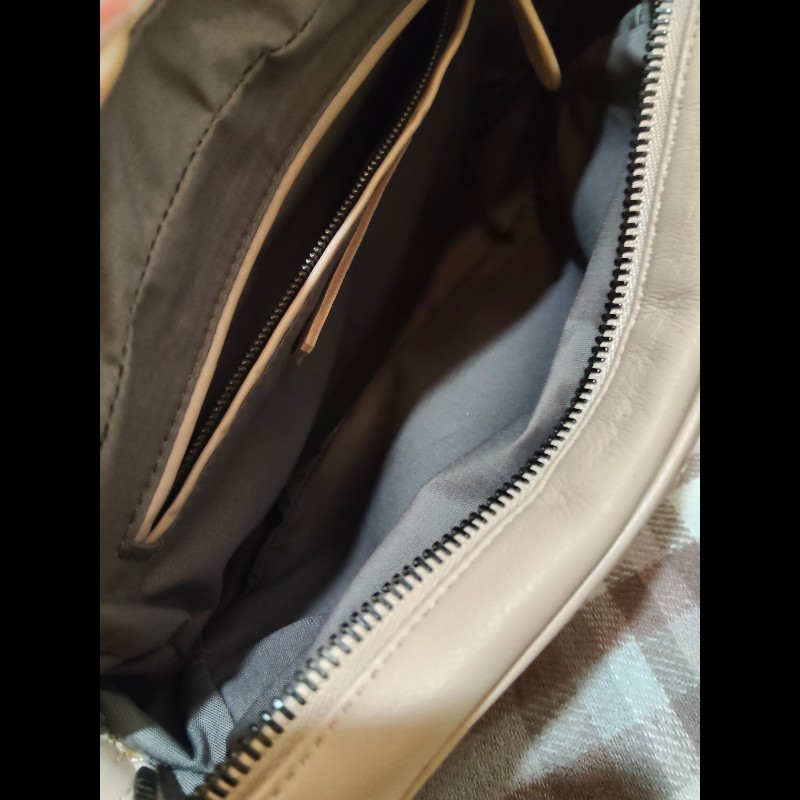 BOTTEGA VENETA 624035 經典編織羊皮斜揹相機包.粉膚-7