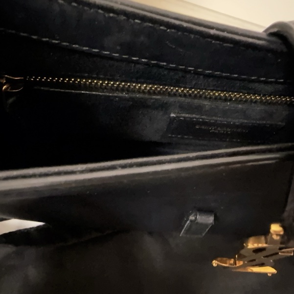 YSL LE 5 A7 肩背包 LE 5 À 7滑面皮革手袋 大顆-14