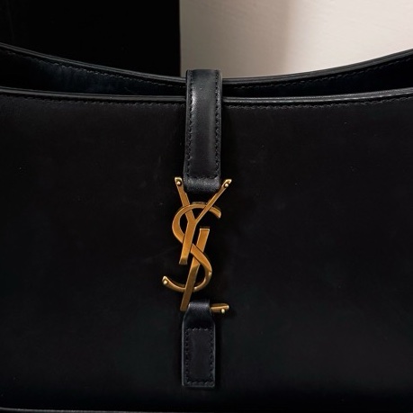 YSL LE 5 A7 肩背包 LE 5 À 7滑面皮革手袋 大顆-16