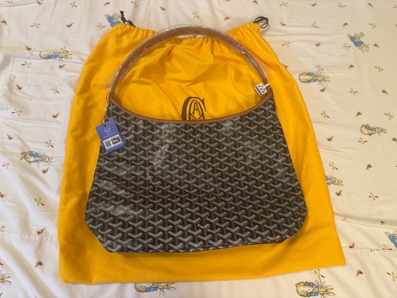 GOYARD HOBO 黑棕全新-5