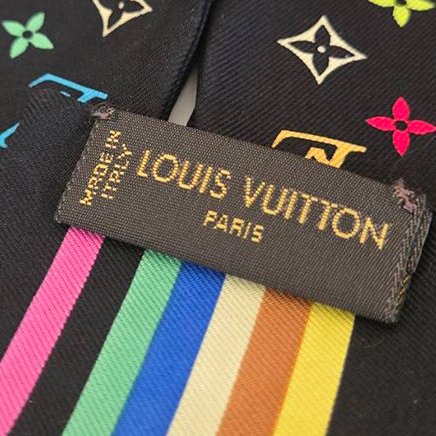 LV 黑彩 絲綢 村上隆聯名 絲巾 M71992 M71992~約9成新以上-40